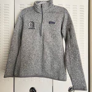 Gray Patagonia Georgetown Lacrosse Quarter-Zip